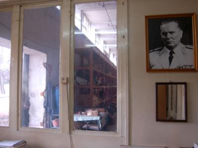 Portrait of Tito in the Makedonka warehouse